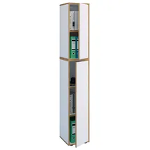 VCM Salia Aktenschrank 30 x 183 x 33 cm weiß