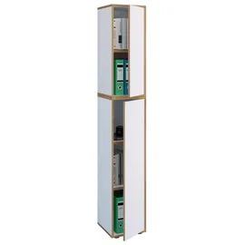 VCM Salia Aktenschrank 30 x 183 x 33 cm weiß