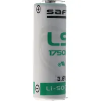 Saft LS17500 Lithium Batterie Size A, mit 1er Print