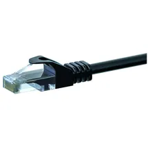 danicom CAT 6 Netzwerkkabel U/UTP - 0,25 Meter - Schwarz - CCA Netzwerkkabel, (25 cm) schwarz
