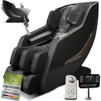 Juskys Massagesessel Paros Kunstleder 0 x 0 x 0 cm Schwarz mit Fernbedienung