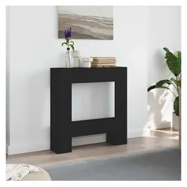 vidaXL Kaminumbauschrank 81 x 18 x 82 cm Schwarz Eichen-Optik