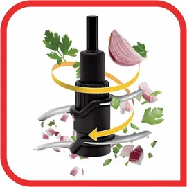 Tefal Zerkleinerer MB450B transparent/weiß