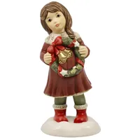 GOEBEL Ein Kranz zum Advent 7 x 6 x 14,5 cm, bunt