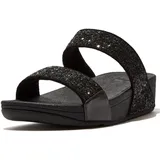 FitFlop Lulu Keilsandale, Schwarz Glitter, 40 EU