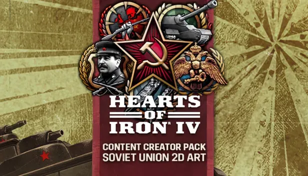 Hearts of Iron IV: Content Creator Pack - Soviet Union 2D Art