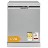 Exquisit GSP56314-030C Einbau-Geschirrspüler (unterbaufähig, 598 mm breit, Silber)