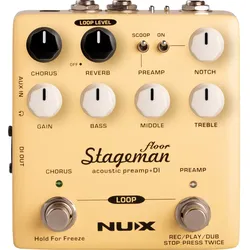 NUX Stageman-Floor Akustik-Preamp & DI-Pedal