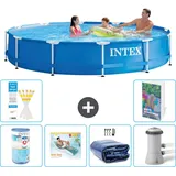 Frame Pool Rund - 366x76 Cm - 7-teilig  S173