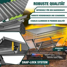 Kesser Campingtisch faltbar grau