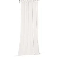Vorhang WIRTH "Newbury", weiß, B:130cm H:395cm, Baumwolle, Polyester, Gardinen, nach Maß