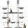 Happy Pet HAPPYPET XXL Kratzbaum 280 cm grau