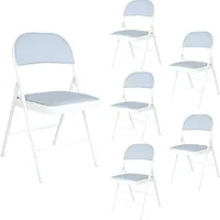 Hti-Living Klappstühle 6er Set Wedigo Grau