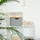 Relaxdays Stufenregal 6 Fächer, Steckregal als Kleiderschrank oder Raumteiler, offenes Regalsystem, weiß,