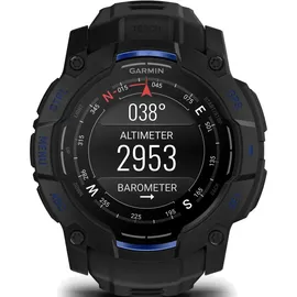 Garmin Instinct 3 AMOLED 50 mm Schwarz / Bolt Blue