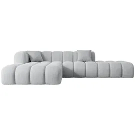 altdecor Ecksofa in L-Form Corner Sofa Bett Eckcouch Couch Wohnlandschaft Cauchsofa Olea-L2-309x190x70 cm Grau