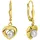 Fascination by Ellen K. Ohrhänger 375/- Gelbgold Süßwasserperle gelb one-size
