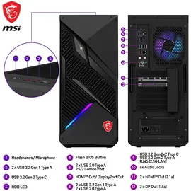 MSI MPG Infinite X2 14NUG7-415DE Intel Core i7 14700KF 3,4 GHz 32 GB RAM 1 TB SSD GeForce RTX 4080 Win 11