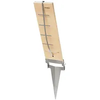 Muurikka Aromaplanke Muurikka Flammlachsbrett mit Halterung, Rahmen und Erdspieß