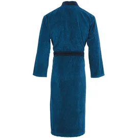 Comtessa Herrenbademantel COMTESSA "velours" Gr. 56, night blau, sapphire, L:130cm, Velours, Hausmäntel, Kimono