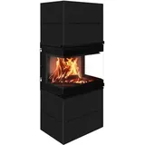 a.caminetti A. Caminetti Kaminbausätze Kaminofen Scandinavian 65 BH BImSchV Stufe 2 kW9 schwarz