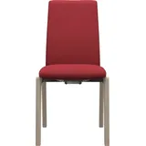 Stressless® Polsterstuhl Laurel, Low Back, Größe M, mit abgerundeten Beinen in Eiche gekalkt grau
