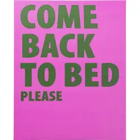 Kare DESIGN Wandbild 40 x 50 cm Come Back To Bed 56300 Pink