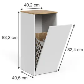 Vicco Viktor Badschrank 40,2 x 88,2 cm Weiß/Artisan