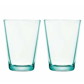 Iittala 1008633 Kartio 2-er Set Gläser 40cl, wassergrün, Glas