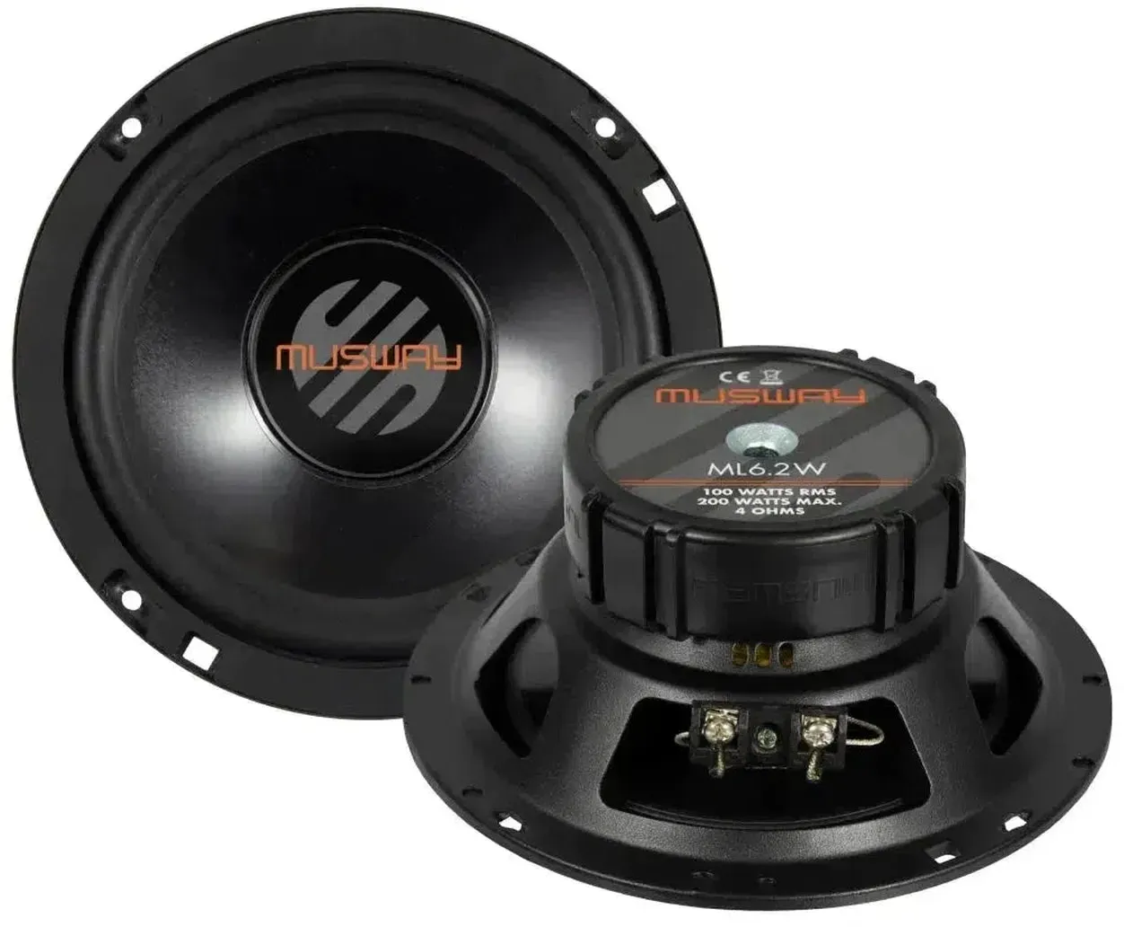 Ensemble d'enceintes Musway ML6.3A 6,5 pouces | Masori