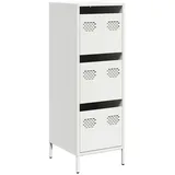 vidaXL Highboard Weiß 39x35x103,5 cm Stahl