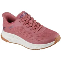 Skechers BOBS SQUAD 4 Slip-On Sneaker Slipper, Freizeitschuh, Halbschuh mit Memory Foam rosa 40 EU