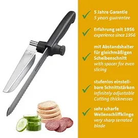 Westmark Brotmesser silber, schwarz, 1 St.