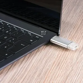 Hama FlashPen C-Laeta 128 GB silber USB-C 3.1