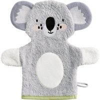 Erwin Müller Frottier Kinder-Waschhandschuh 2-in1 Koala in grau |