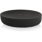 Möve Black Velvet Seifenschale beschichtete Keramik, Black