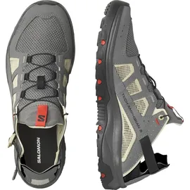 Salomon Techamphibian 5 Herren Pewter/Moth/Fiery Red 41 1/3