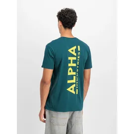 Alpha Industries Backprint T-Shirt petrol XL