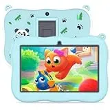 PRITOM Kleinkind-Tablet für Kinder, 7-Zoll-Kinder-Tablets mit WiFi, 32GB ROM, 2GB RAM, Bluetooth, Kindersicherung, vorinstallierte APPs, Spiele, Lernen, pädagogische Kinder-Tablet mit Etui, blau