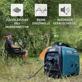 Könner & Söhnen LPG/Benzin-Inverter-Generator KS 2100iG S