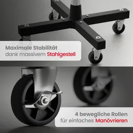 GENTOR Felgenbaum fahrbar für 4 Reifen bis 225 mm, belastbar bis 100 kg