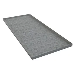 Metallplatte zum Abdecken der Holzarbeitsplatte der Simonrack Werkbank 1500x350 mm VERZINKT