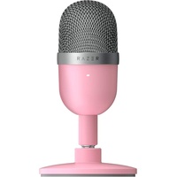 Razer Seiren (Quartz) - USB Kondensator-Mikrofon für Streaming (Kompakt mit Supernieren-Richtcharakteristik, neigbarer Ständer, Integrierter Schockdämpfer) Pink