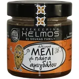 Helmos Griechischer Honig-Aufstrich mit Mandelpraline 300g – Premium Honig & Mandel Creme aus Griechenland
