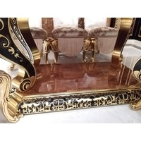 JVmoebel Esstisch, Königlicher Esstisch Tisch Holz Luxus Tische Barock Rokoko Esszimmer braun