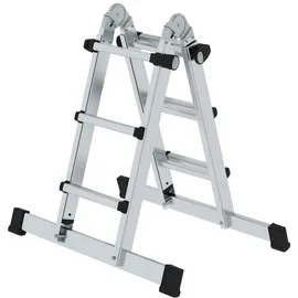 MUNK Teleskopleiter 4 x 3 Sprossen (32121)
