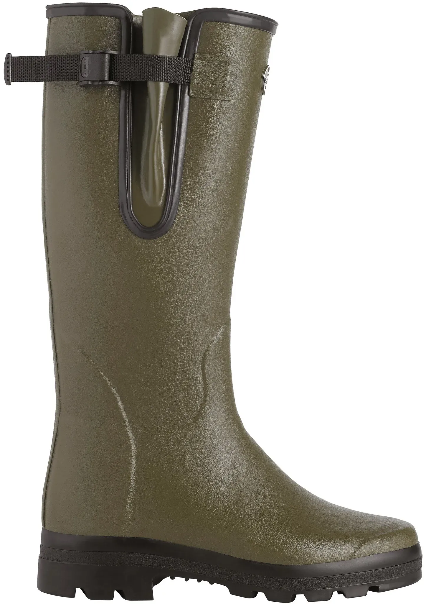 Le Chameau Gummistiefel Vierzon Jersey, vert chameau, 41