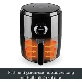 GOURMETmaxx Heißluft-Fritteuse 3L 1400W schwarz