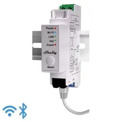 Shelly Pro EM, 2 Phasen WLAN + LAN Energiemessgerät, 50 Ampere