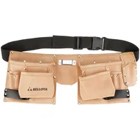 Bellota Werkzeuggürtel, Leder, 6 Taschen
